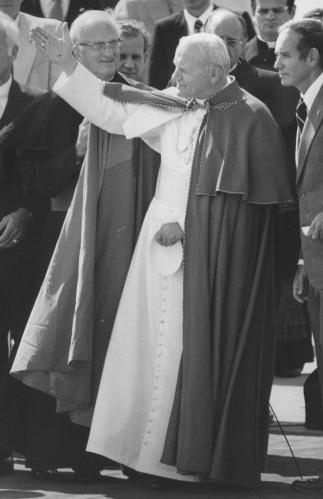 Pope John Paul II's visit to Iowa